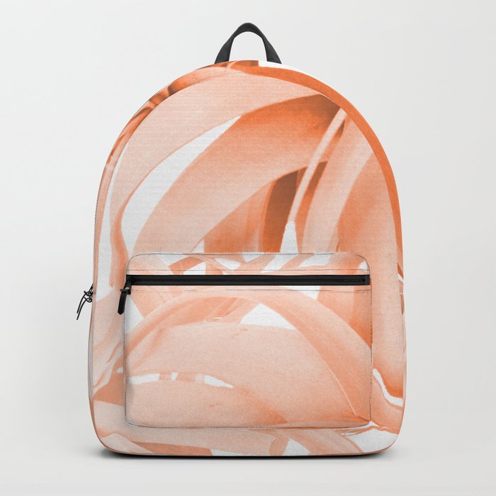 Coral Color Air Plant White Background #decor #society6 #buyart Backpack
