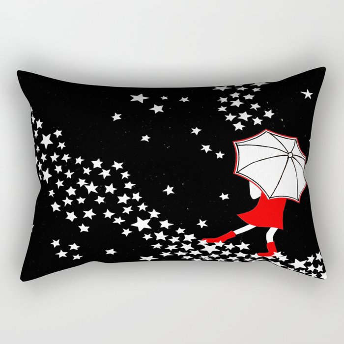 a walk in the stars Rectangular Pillow