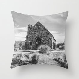 The Church of the Good Shepherd New Zealand Throw Pillow