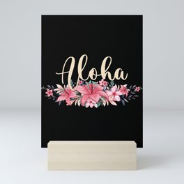 Aloha Flowers Beaches Hawaii Hawaiian Vacation Mini Art Print