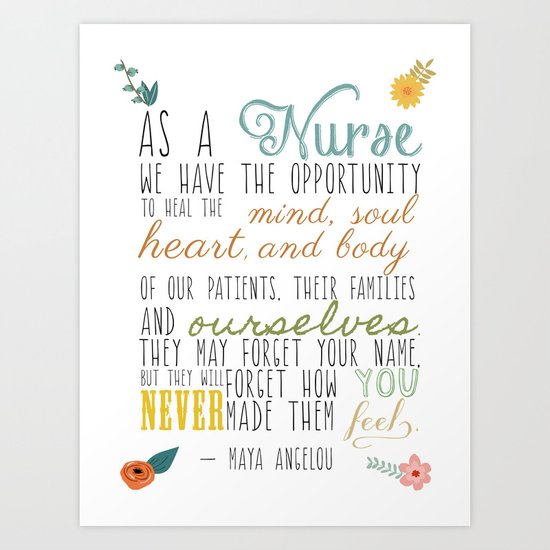 As a Nurse... Art Print