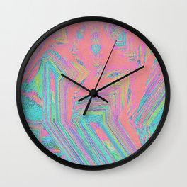 maternal instincts Wall Clock | Glitch, Canvas, Stephanleafriver, Digital, Mother, Colour, Javierbardem, Painting 