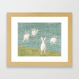 Rabbits Framed Art Print