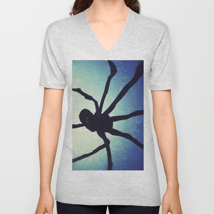 Giant Spider V Neck T Shirt