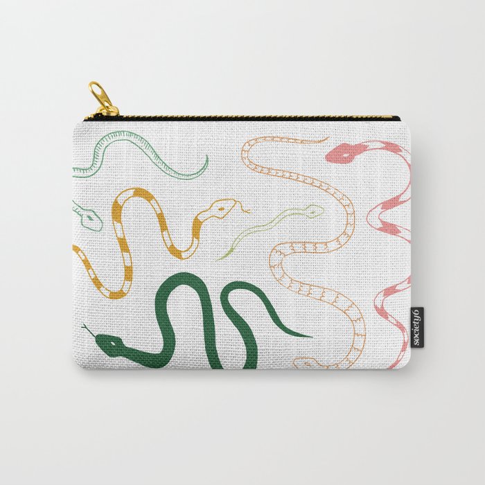 Green SNAKE Carry-All Pouch