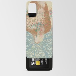 Abstract art gestual and organic sponge and coral Android Card Case