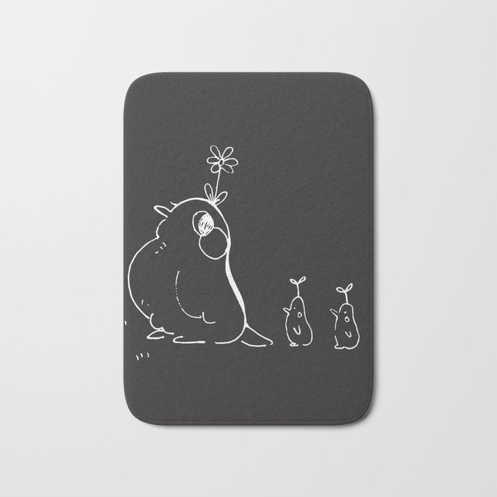 Momma Bird Bath Mat