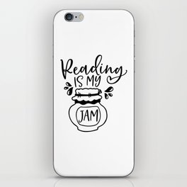Reading Is My Jam iPhone Skin