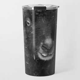 The black sheep, black and white photography Travel Mug