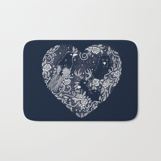 Foggy Forest Bath Mat