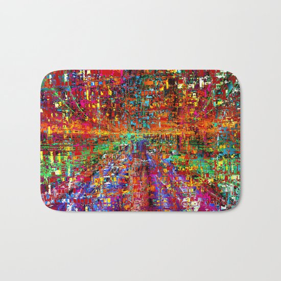 colourful peace Bath Mat