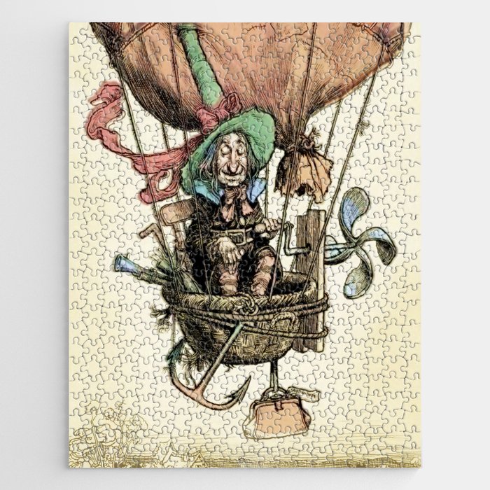“Uncle Lubin’s Balloon” by W Heath Robinson Jigsaw Puzzle