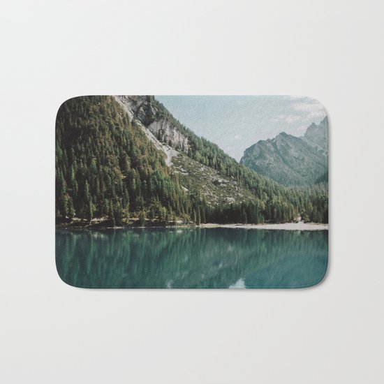 Grainy Lake Bath Mat