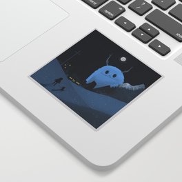 Moon Creature Sticker