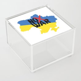 Ukraine No War Acrylic Box