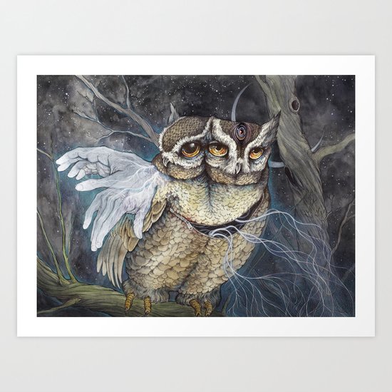 the Sleepless Night Art Print