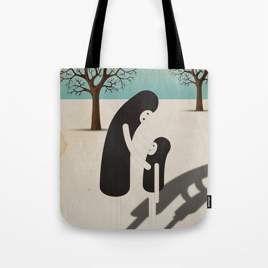 padre/figlio Tote Bag