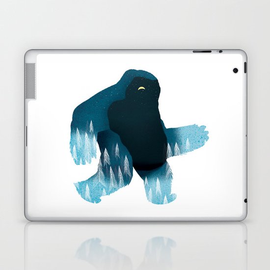 Yeti at Night Laptop & iPad Skin