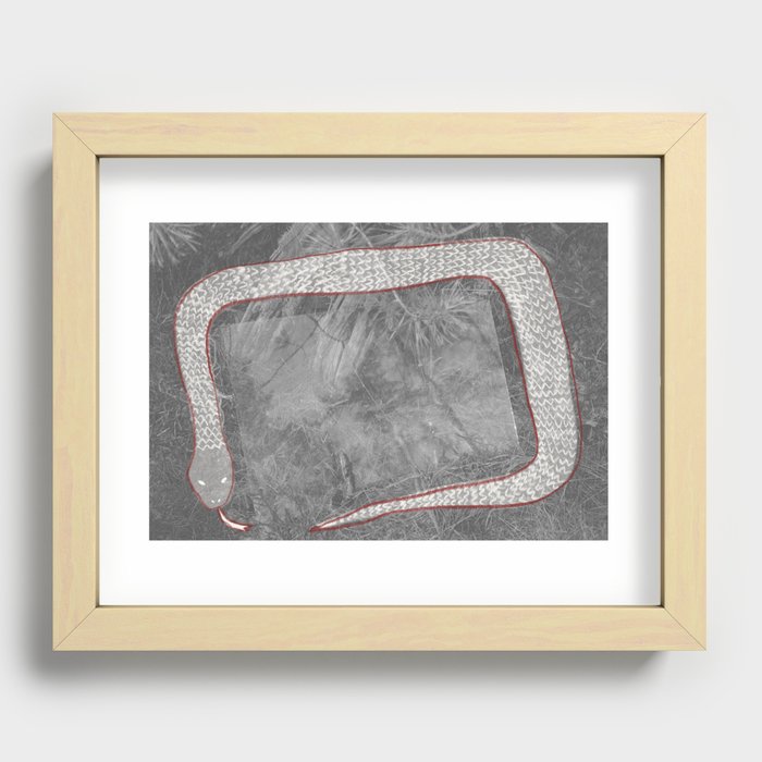 YOU ARE PROTECTED Recessed Framed Print