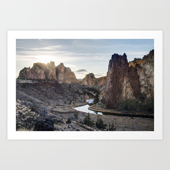 Smith Rocks - Oregon Art Print