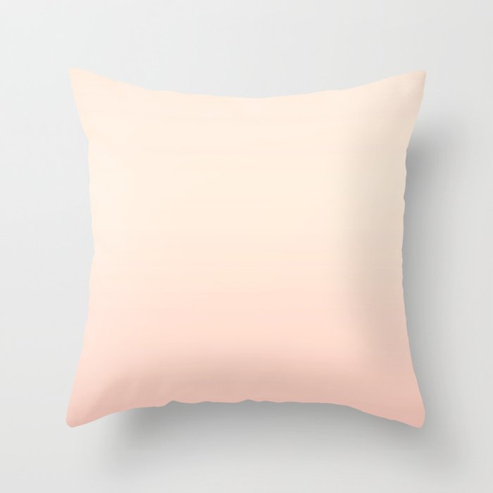 sunset abstract watercolor blush gradient Throw Pillow