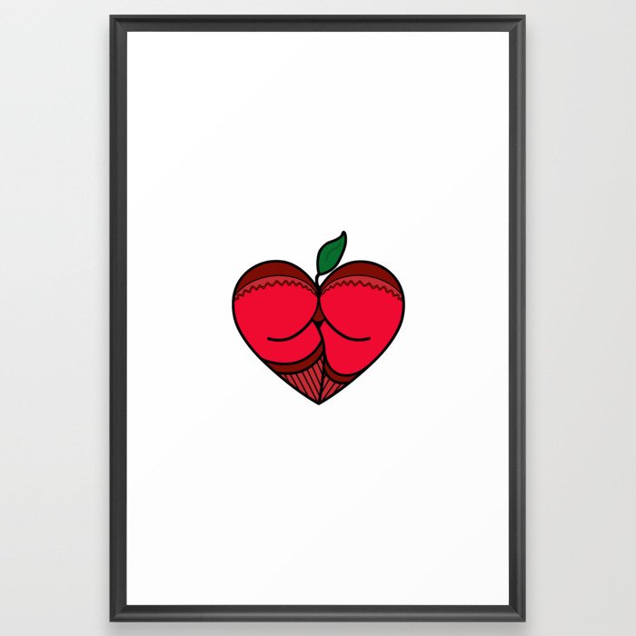 Apple Bottom Framed Art Print