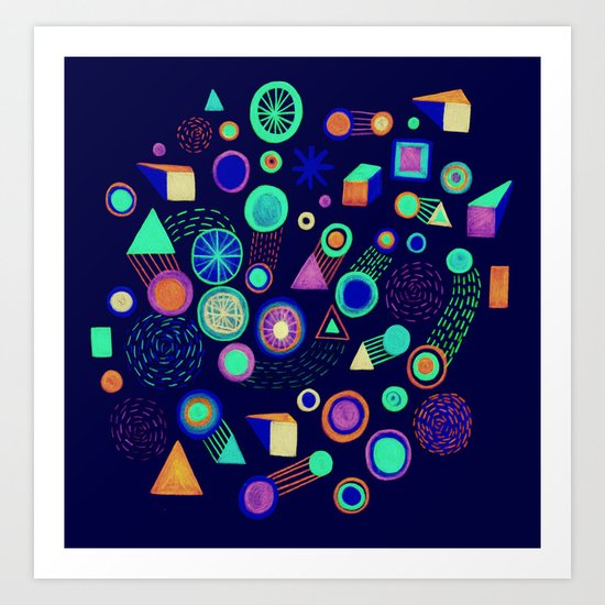 Galaxies II Art Print