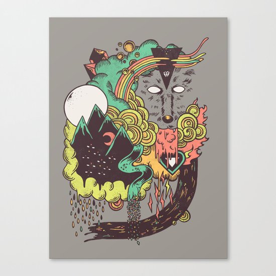 Leader of the Pack Canvas Print