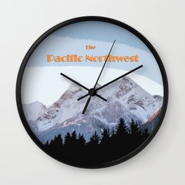The Pacific Northwest Wall Clock