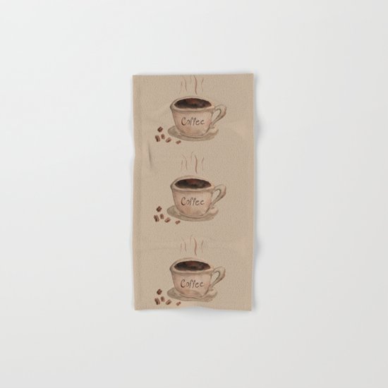 Coffee Please Hand & Bath Towel