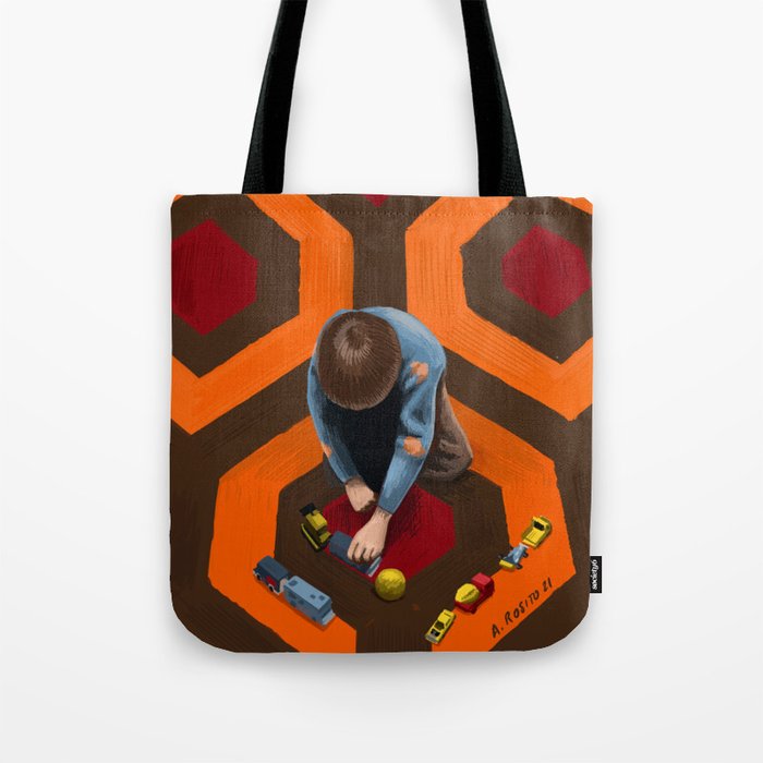 Danny Playing Illustration by Burro Tote Bag