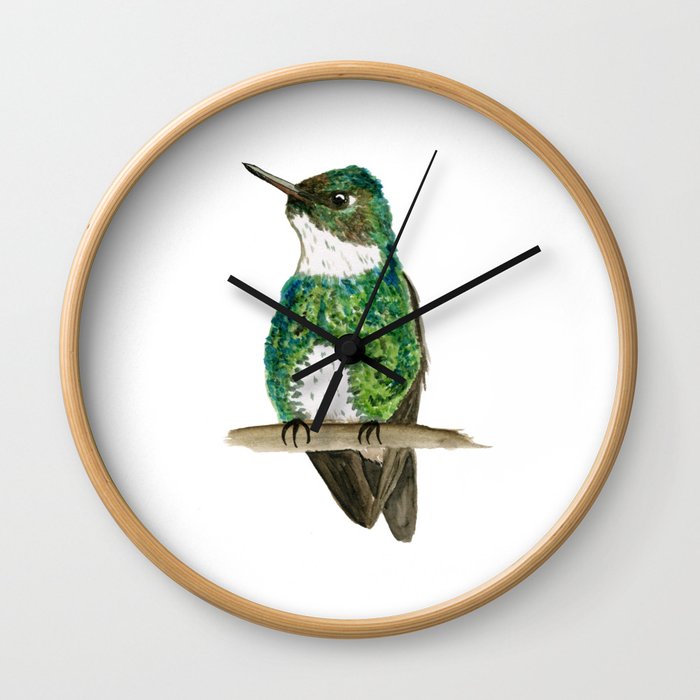 White-throated Hummingbird Wall Clock