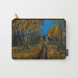 Vagen Carry-All Pouch | Naturescenery, Acrylic, Painting, Fall, Autumn, Nature, Impressionism, Landscape, Trees, October 