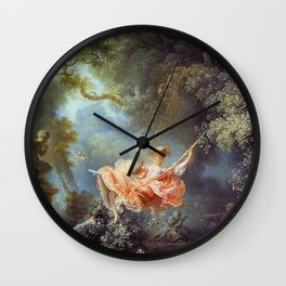 Jean-Honoré Fragonard - The Swing Wall Clock