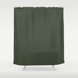 Copper Pyrite Green Shower Curtain