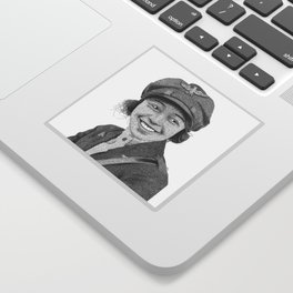 Pushing the Envelope - Bessie Coleman  Sticker