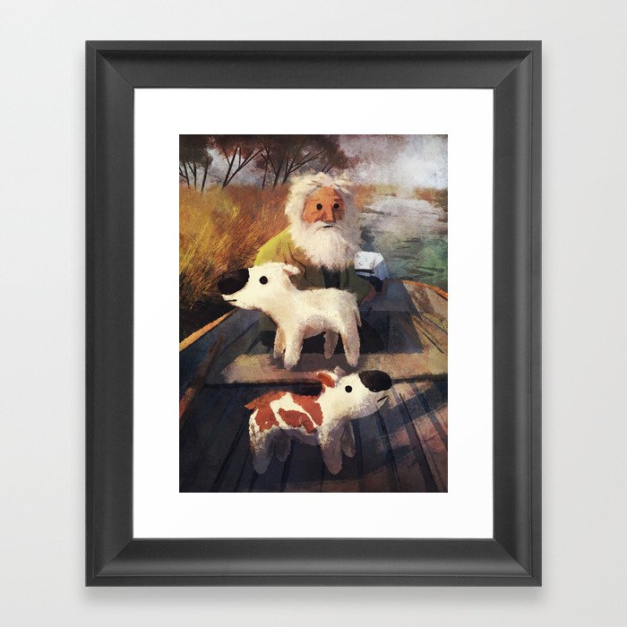 One's Going East, One's Going West. So What? Framed Art Print