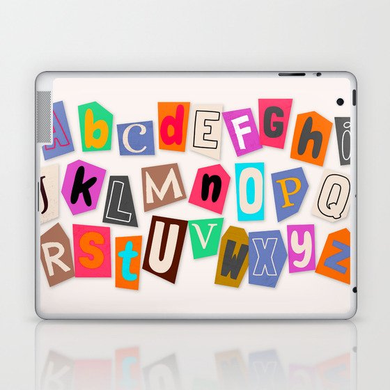 text Laptop & iPad Skin