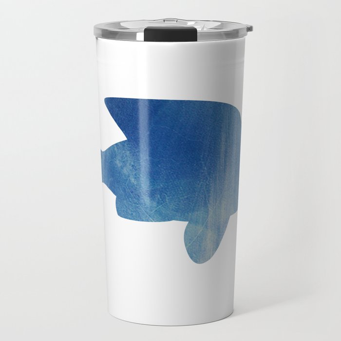 texture bleue Travel Mug