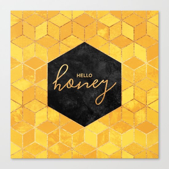 Hello Honey Canvas Print