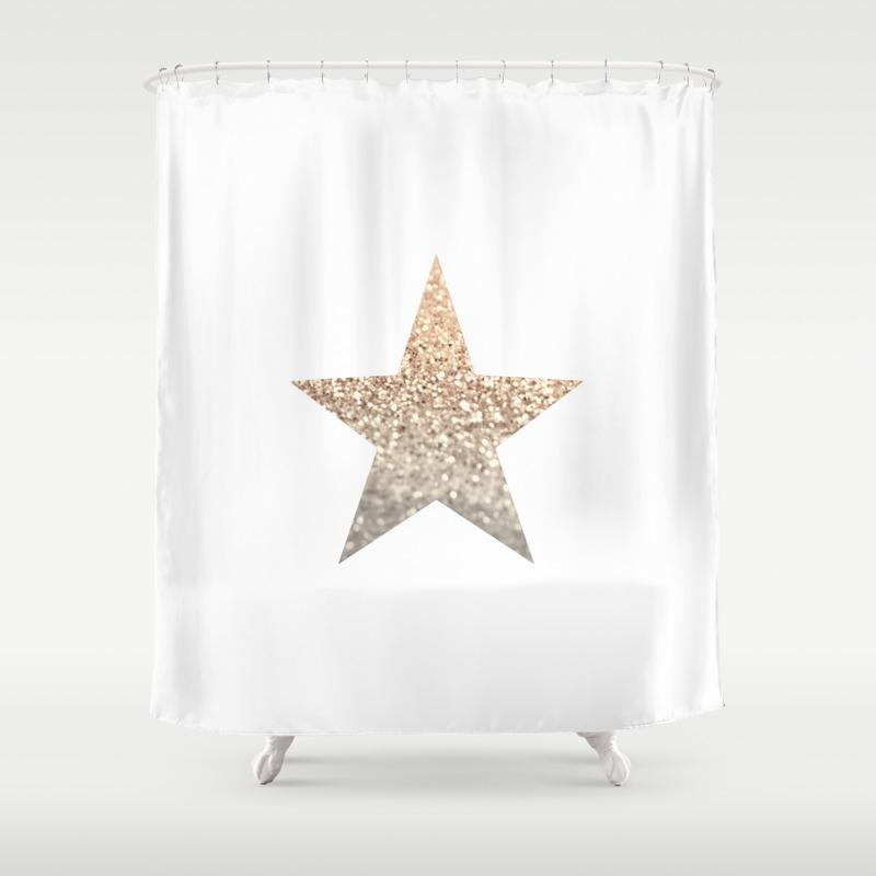 star shower curtain