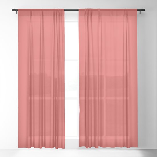 amazon 84 sheer red curtains