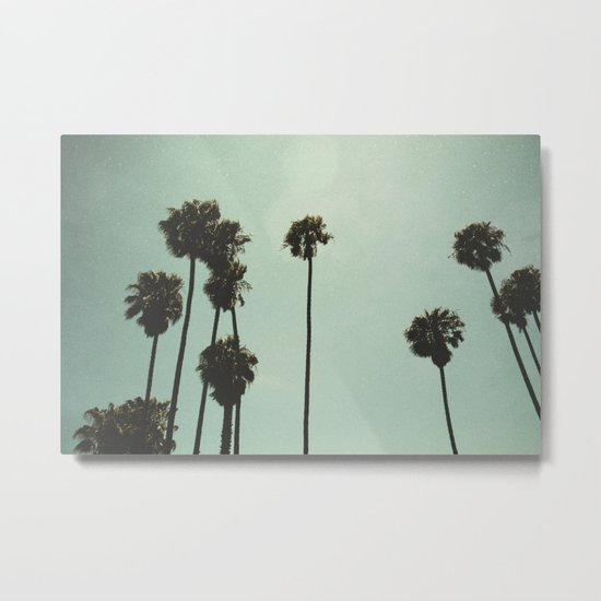 Space and the palms Metal Print