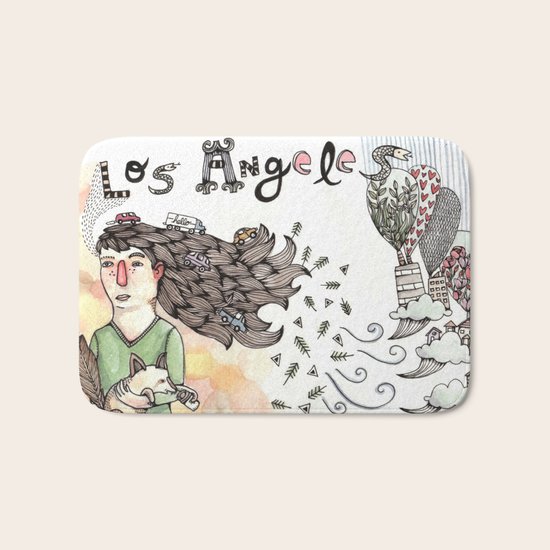 Los Angeles Bath Mat