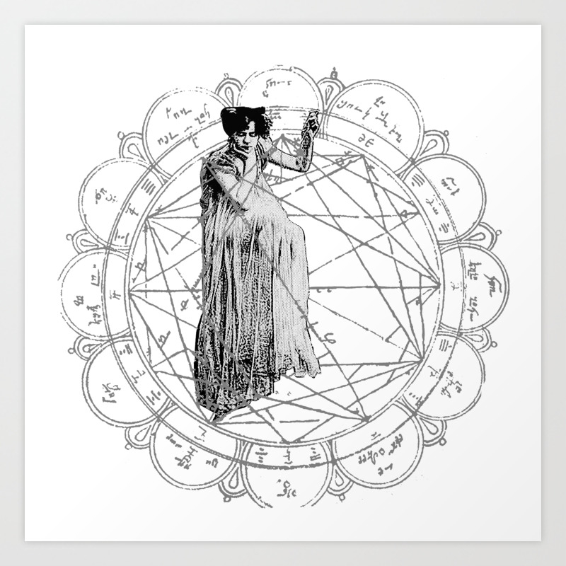 The Bane Of The Spider Queen Occult Art Print By Andrejk Society6