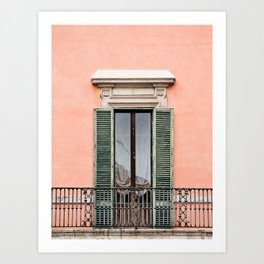 Rome Window - Italy Travel Photography Art Print