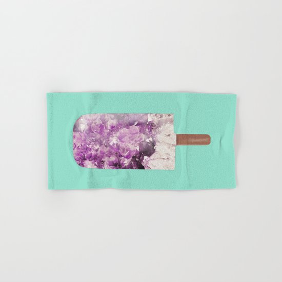 Amethyst Popsicle Hand & Bath Towel