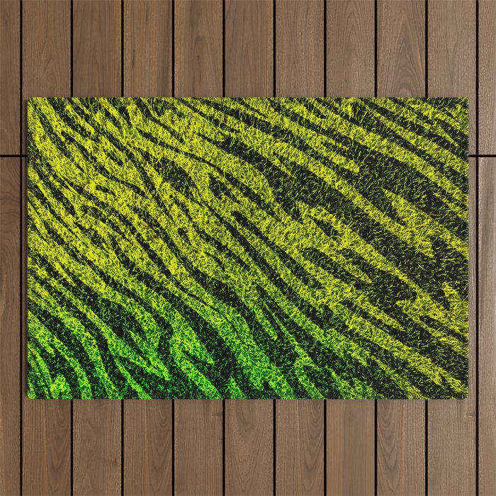 Nature Alive - Tiger Grass Animal Pattern Outdoor Rug
