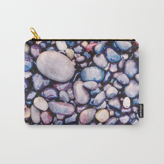 Stones On Beach Carry-All Pouch