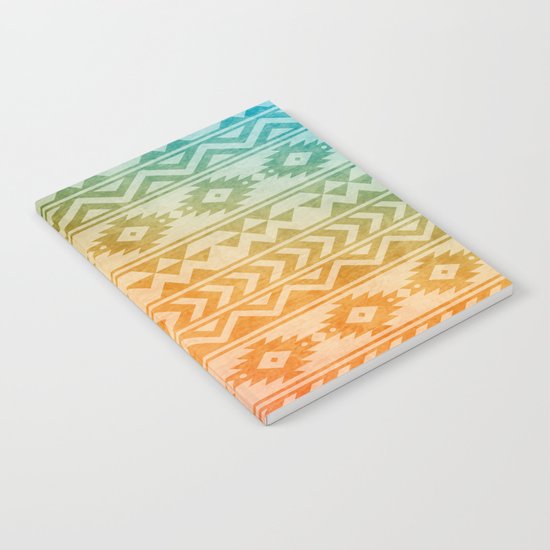 Aztec Pattern 02 Notebook